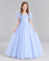 Lavender Ball Gown Girls Formal Dresses Front