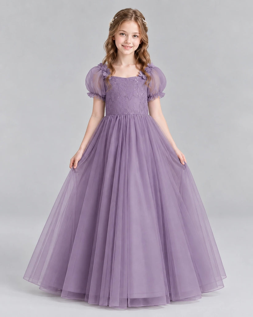 Wisteria Ball Gown Girls Formal Dresses Front