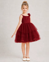 Windred Tulle A-line Girls Formal Dress Front View