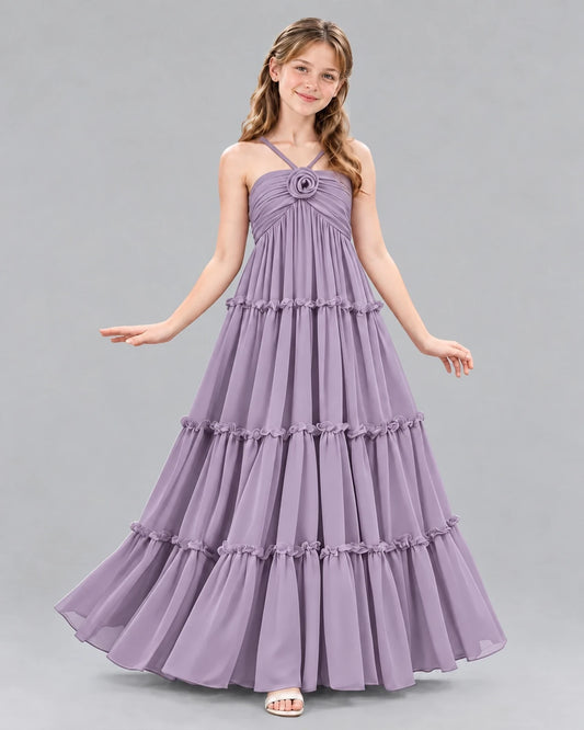 Wisteria Ball Gown Junior Bridesmaid Dresses Front