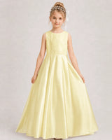 Daffodil A-line Girls Formal Dresses Side