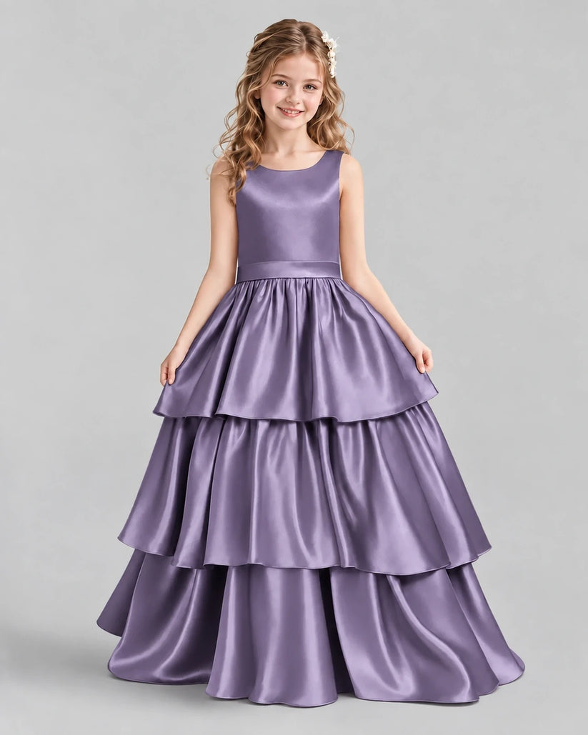 Wisteria Ball Gown Girls Formal Dresses Front