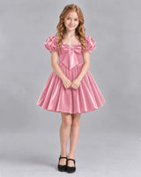 Pink A-line Girls Formal Dress Front