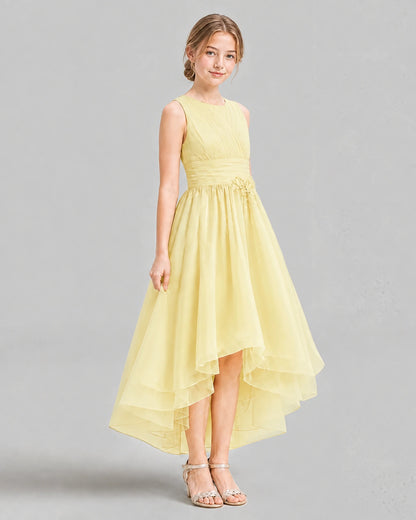 Daffodil A-line Girls Formal Dresses Side