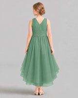 Eucalyptus A-line Girls Formal Dresses Back