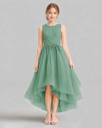 Eucalyptus A-line Girls Formal Dresses Front