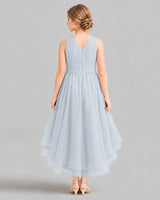Mist A-line Girls Formal Dresses Back