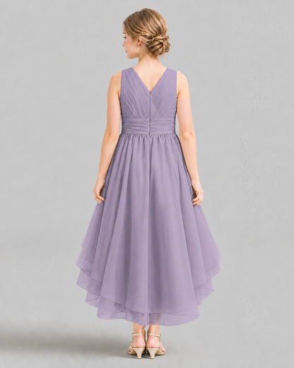 Wisteria A-line Girls Formal Dresses Back