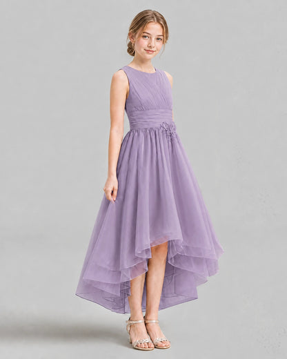 Wisteria A-line Girls Formal Dresses Side