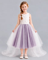 Wisteria Ball Gown Flower Girl Dresses Front