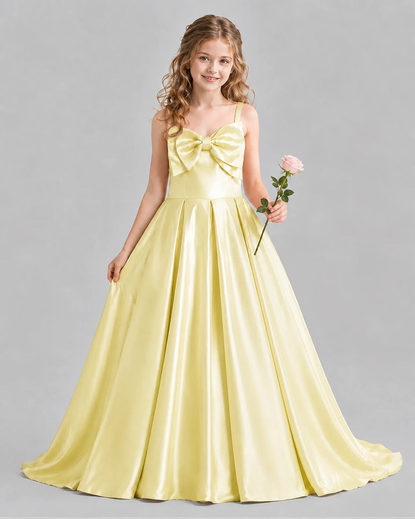 Daffodil Ball Gown Girls Pageant Dresses Front