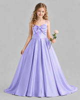 Lavender Ball Gown Girls Pageant Dresses Front