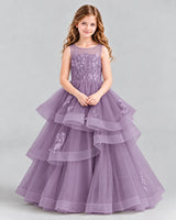 Wisteria Ball Gown Girls Pageant Dresses Front