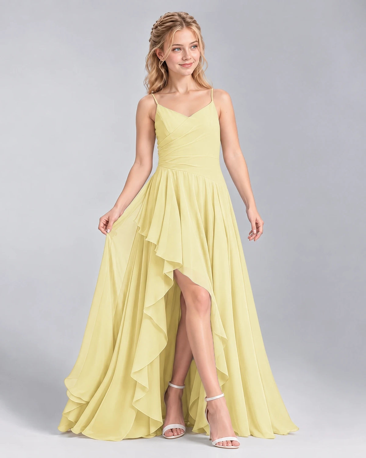 Daffodil A-line Junior Bridesmaid Dress Front