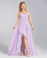 Lavender A-line Junior Bridesmaid Dress Front