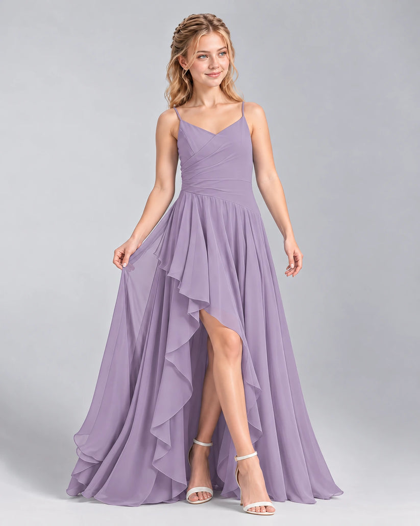 Wisteria A-line Junior Bridesmaid Dress Front