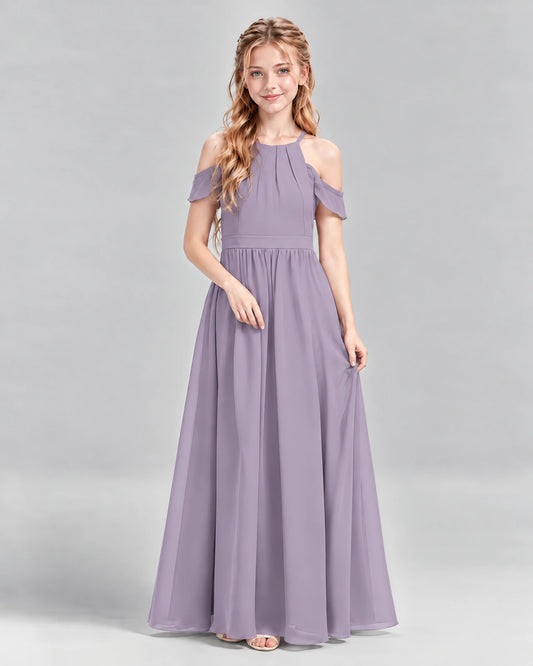 Wisteria A-line Junior Bridesmaid Dress Front