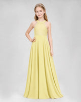 Daffodil A-line Junior Bridesmaid Dresses Side