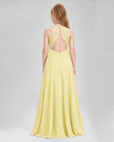 Daffodil A-line Junior Bridesmaid Dresses Back
