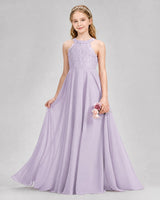 Lavender A-line Junior Bridesmaid Dresses Front