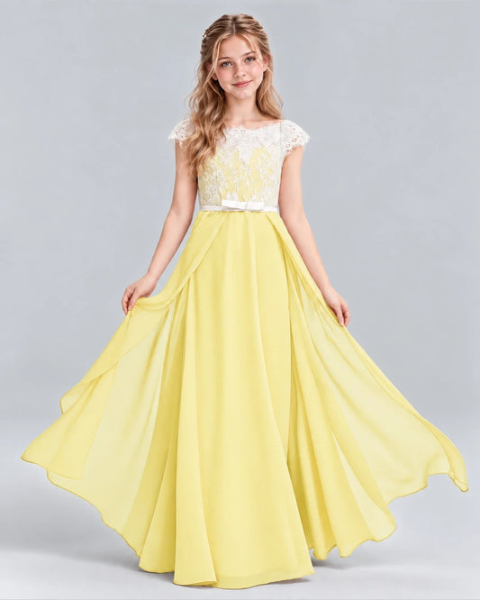 Daffodil A-line Junior Bridesmaid Dress Front