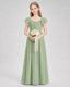Dideyttawl Sweetheart Neck Ruffle Chiffon Junior Bridesmaid Dress