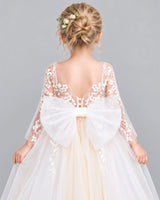 Ivory Ball Gown First Communion Dress Back_Detail [Shared]