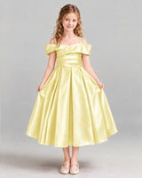 Daffodil A-line Junior Bridesmaid Dress Front