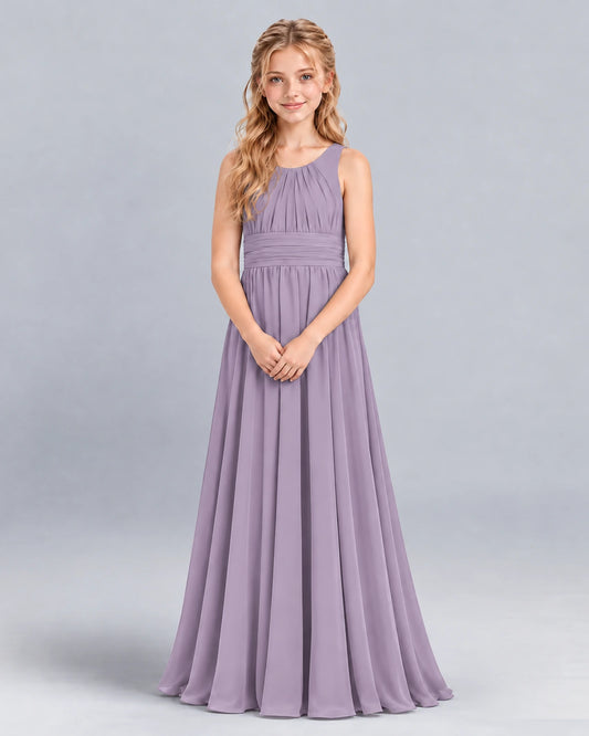 Wisteria A-line Junior Bridesmaid Dress Front