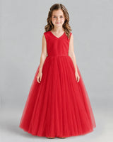 Windred Ball Gown Flower Girl Dress Front