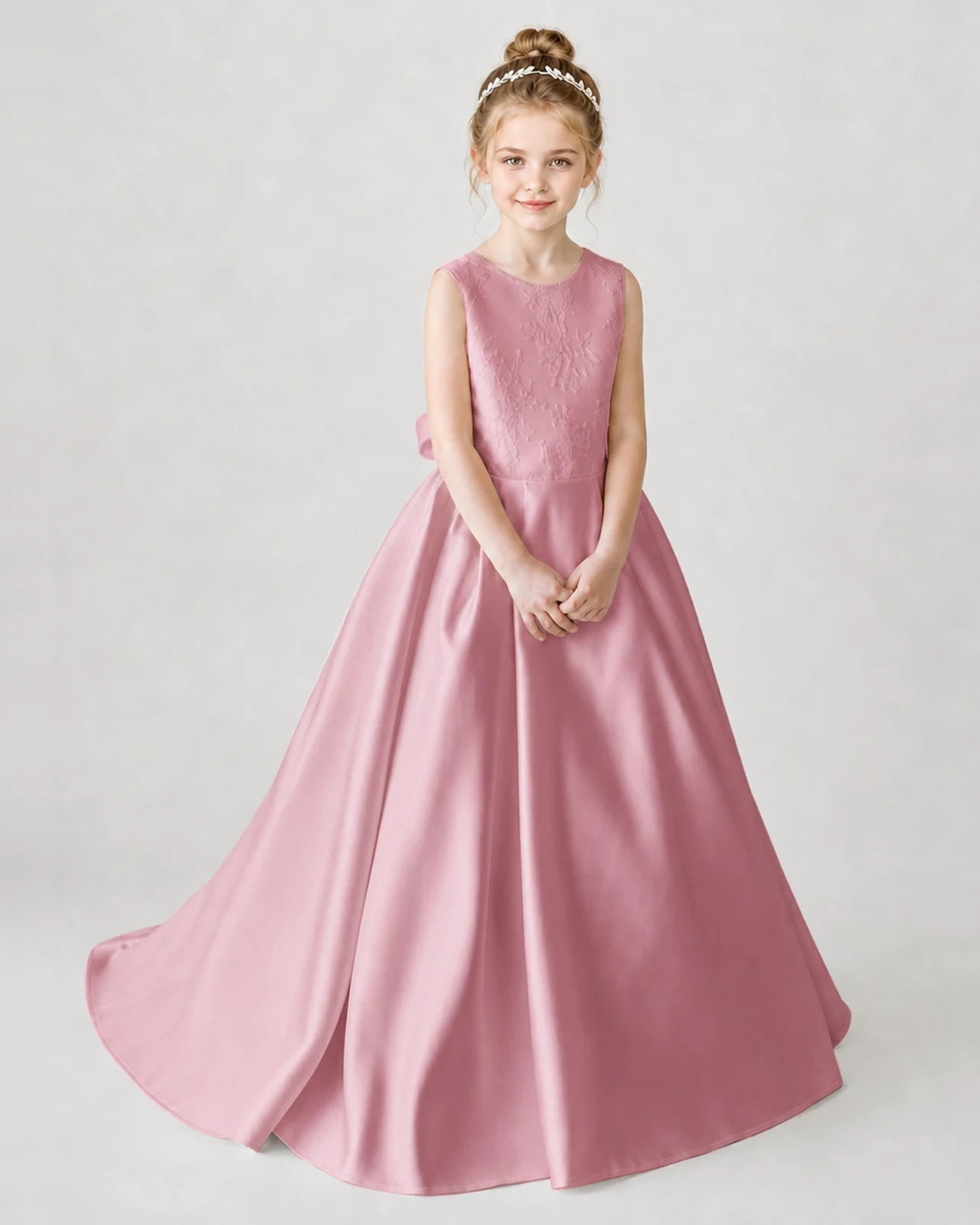 Flower Girl Dress Front View