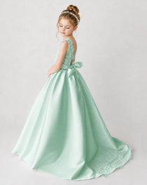 Flower Girl Dress Back View