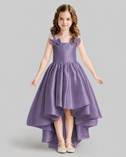 Wisteria Flared Flower Girl Dresses Front