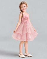 Dusty Rose A-line Girls Formal Dress Side [Shared]