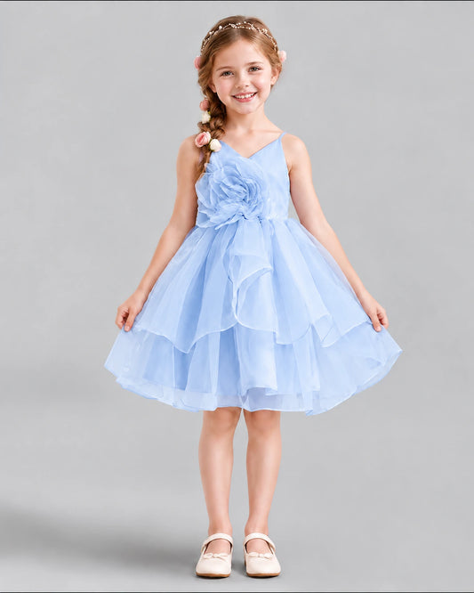 Lavender A-line Girls Formal Dress Front