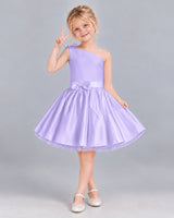 Lavender A-line Girls Formal Dress Front
