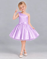Lilac A-line Girls Formal Dress Front