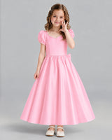 Pink Ball Gown Girls Formal Dress Front