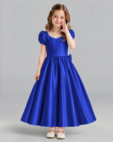 Royal Blue Ball Gown Girls Formal Dress Front