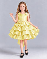 Daffodil Ball Gown Girls Formal Dress Front