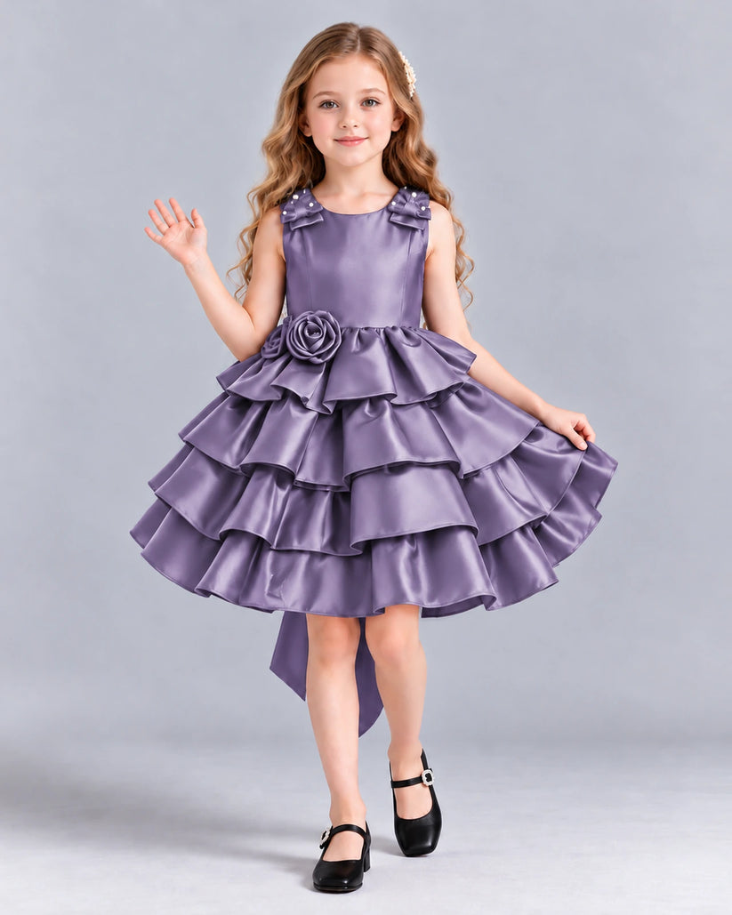 Wisteria Ball Gown Girls Formal Dress Front