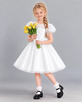 Ivory A-line Girls Formal Dress Pose [Shared]