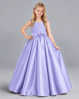 Lavender Ball Gown Girls Formal Dress Front