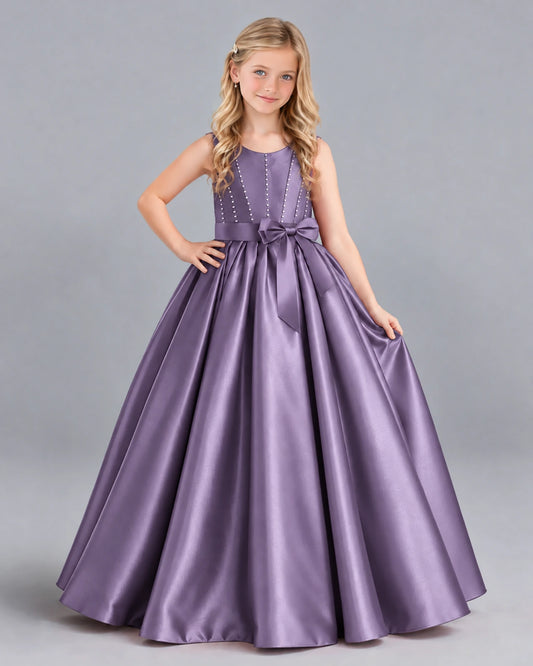 Wisteria Ball Gown Girls Formal Dress Front