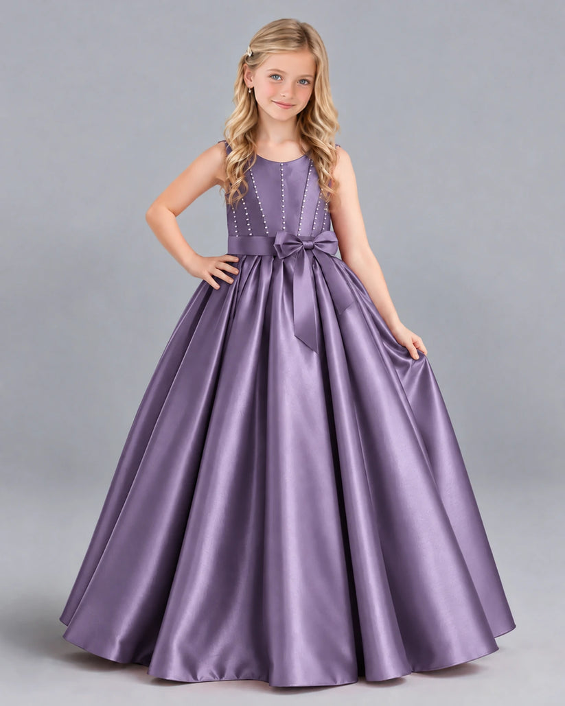 Wisteria Ball Gown Girls Formal Dress Front