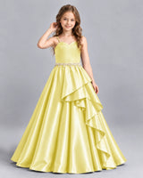 Daffodil Ball Gown Girls Formal Dress Front