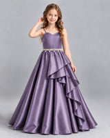 Wisteria Ball Gown Girls Formal Dress Front