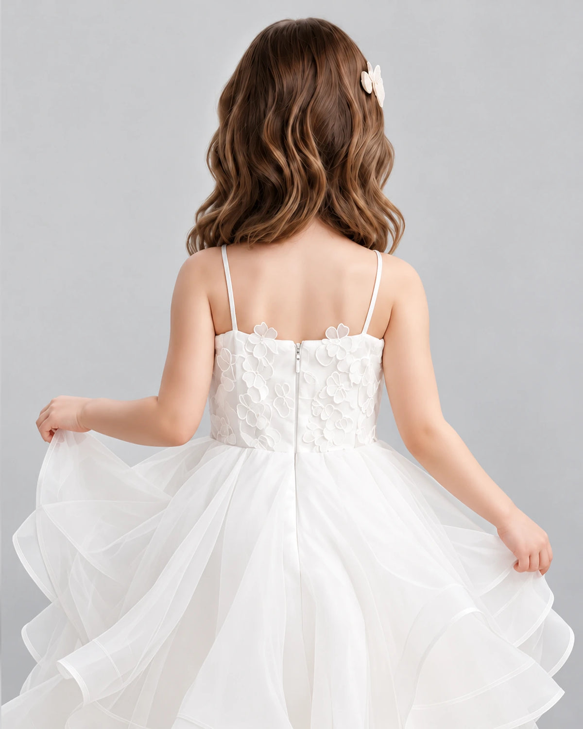 Ivory Ball Gown First Communion Dress Back_Detail [Shared]