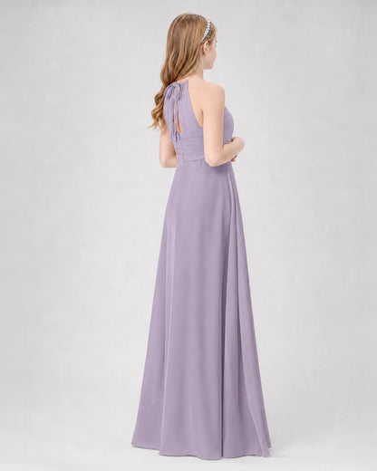 Wisteria A-line Junior Bridesmaid Dresses Back