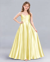 Daffodil A-line Junior Bridesmaid Dress Front